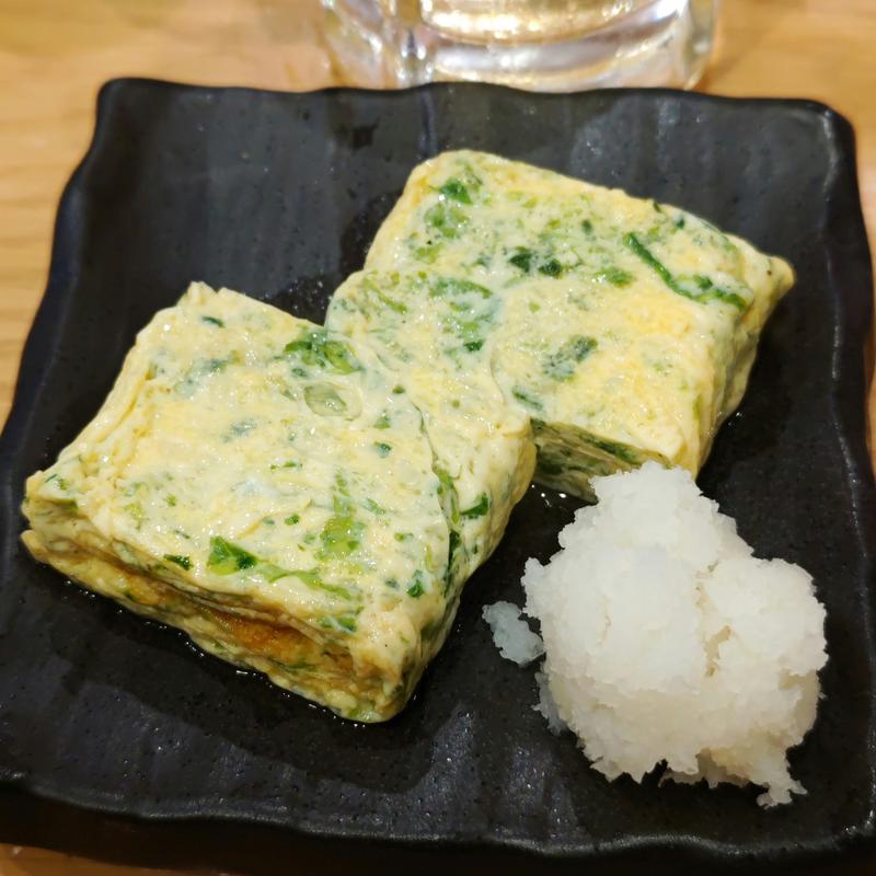 青のり出汁巻き(魚と酒はなたれ 野毛五番街店)