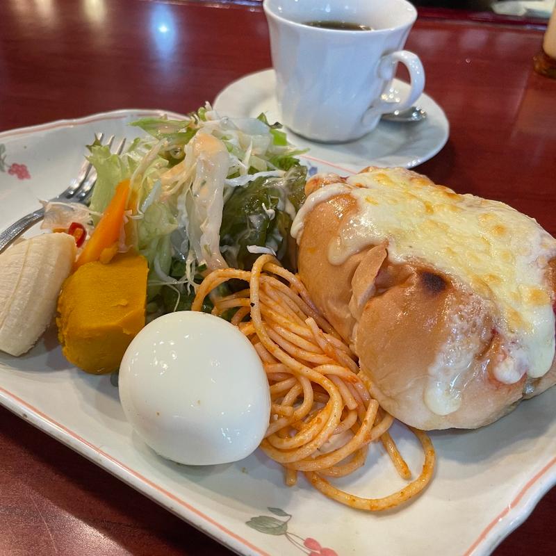 Fセット(ホットドッグ・タマゴ・サラダ)(珈琲専門店MUC 三国ヶ丘店)