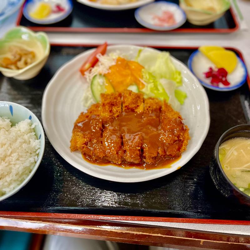 チキンカツ定食(千成餅食堂 吉祥院十条店)