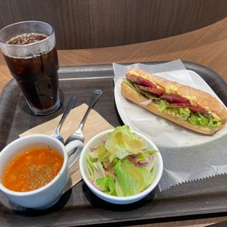 ポークカスクート　昼セット(いちcafe)