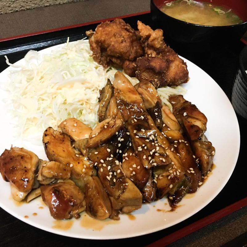 照り焼きステーキ定食(ぢどり家船場店)