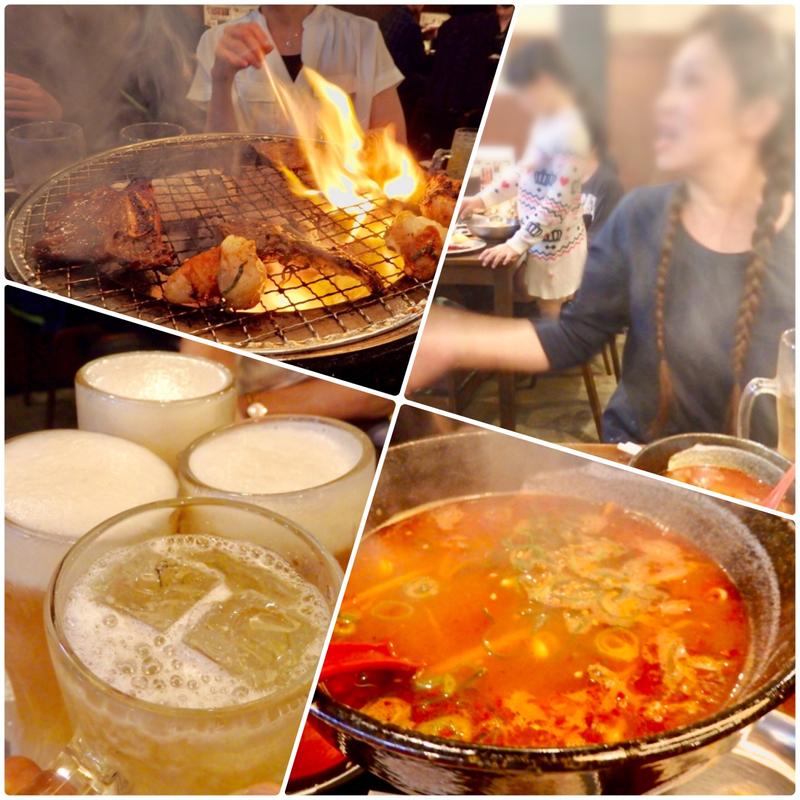 ユッケジャンクッパ(スペシャル激辛カスタマイズ指定) (炭火焼肉ホルモン 肉焼屋 福島野田店)