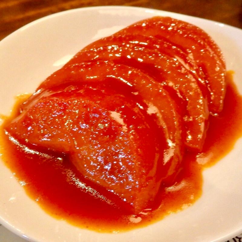 トマトキムチ(炭火焼肉ホルモン 肉焼屋 福島野田店)