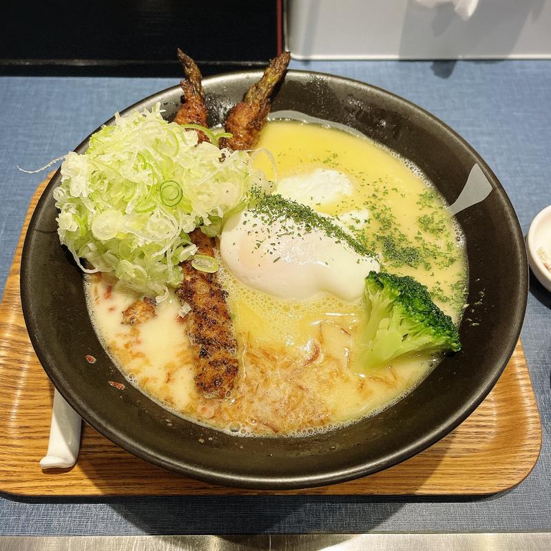 （白）鶏白湯そば(麺巧 潮)