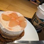 白桃とアールグレーのケーキ(スターバックス コーヒー 雷門店)