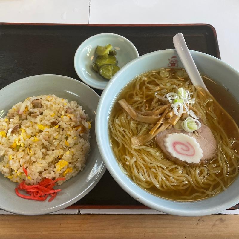 半チャーハン　ラーメンセット(カネチャンラーメン )