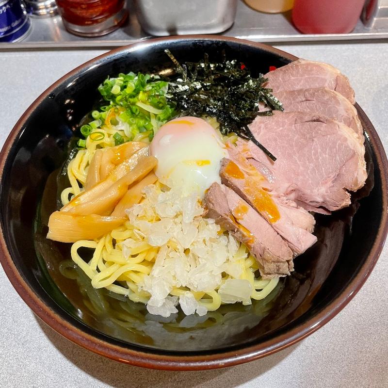 油そば＋チャーシュー＋半熟玉子(東京油組総本店 銀座組)