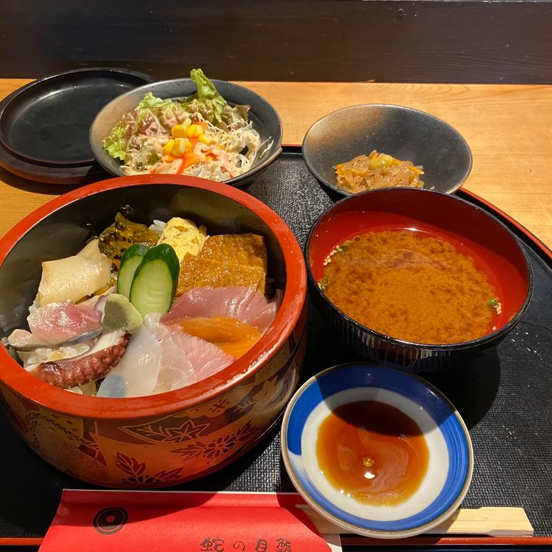 十色ちらし定食ランチ(蛇の目鮨本店 )