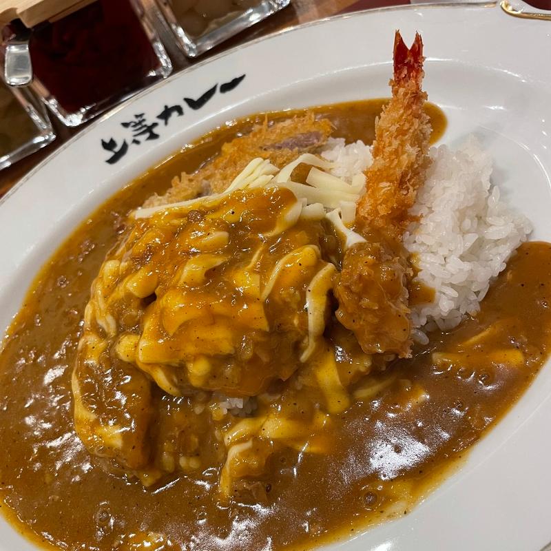 チーズカツカレー(上等カレー横浜ポルタ店)