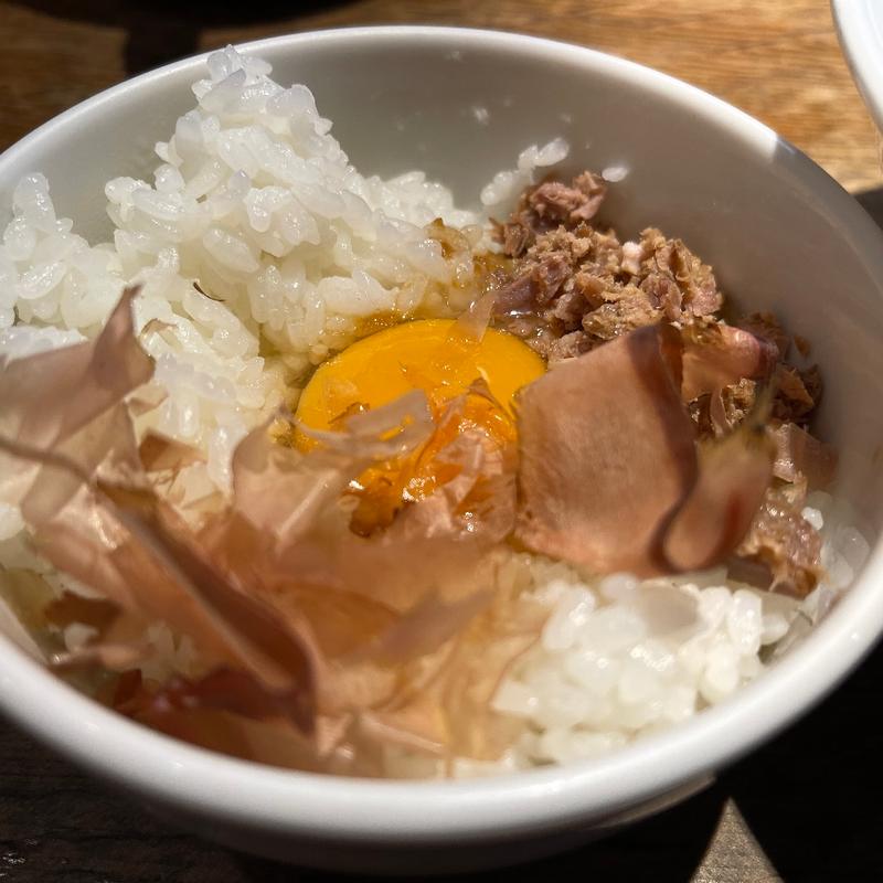 たまごかけご飯(中華そばコヨシ 渋谷店)