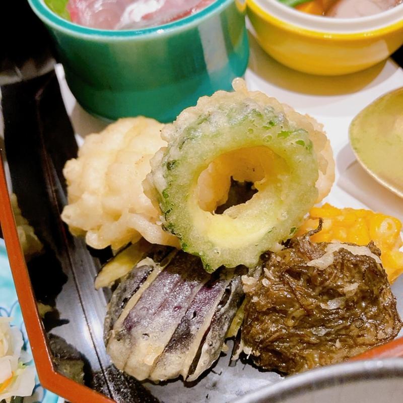 天ぷら（季節の旬菜ランチ御膳）(割烹かわそえ)