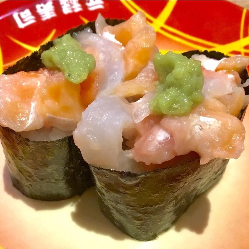 海鮮丼風軍艦(元禄寿司 野田店)