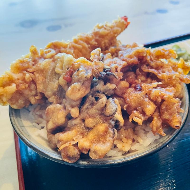 うどん半天丼セット(松葉屋)