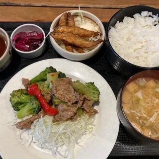 牛肉とブロッコリーのオイスターソース炒め(ちょっぷく 日本橋室町店 )
