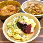 おまかせ あて三種盛り