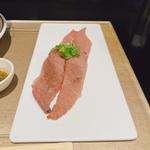 肉寿司せっと(鯛白湯らーめん ○ｄｅ▽)