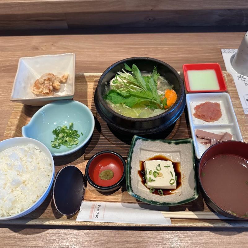 水炊き御膳(博多華味鳥 小田急海老名駅ビナガーデンズ店)