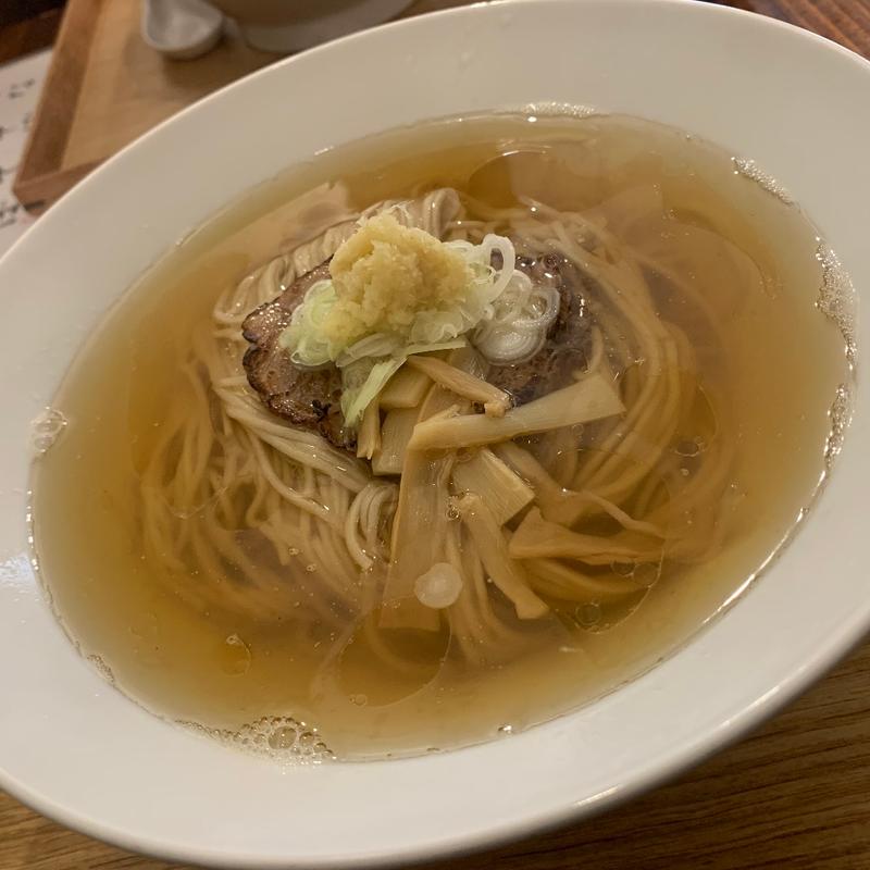 生姜そば しお 大盛(中華そば 鶴亀)