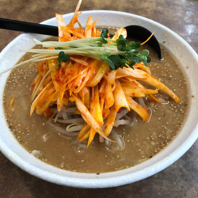 ネギ味噌ラーメン(くるまやラーメン 足利店)