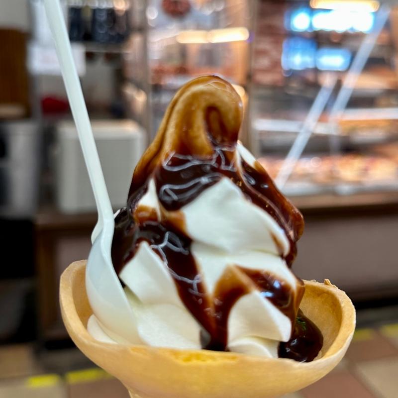 チョコレートソフト(ジャック・イン・ザ・ドーナツ ジョイフル本田千葉ニュータウン店)