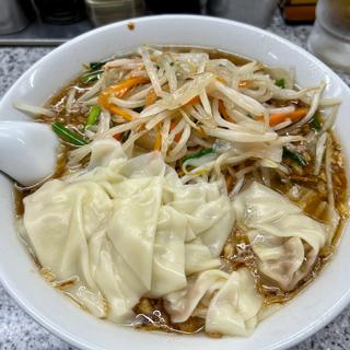 もやしワンタン麺(喜楽 (きらく))