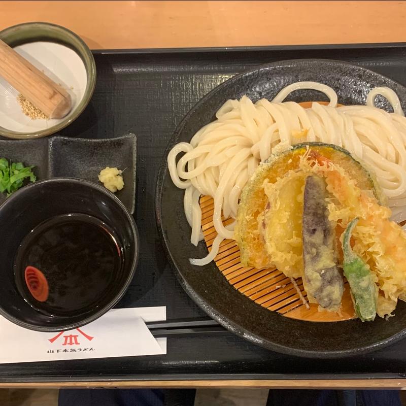 天ざるうどん(山下本気うどん 神楽坂)