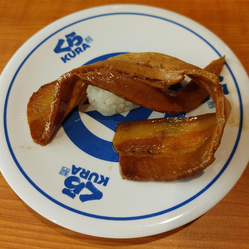 特大切り豚うま煮にぎり(一貫)(くら寿司 小岩駅前店)