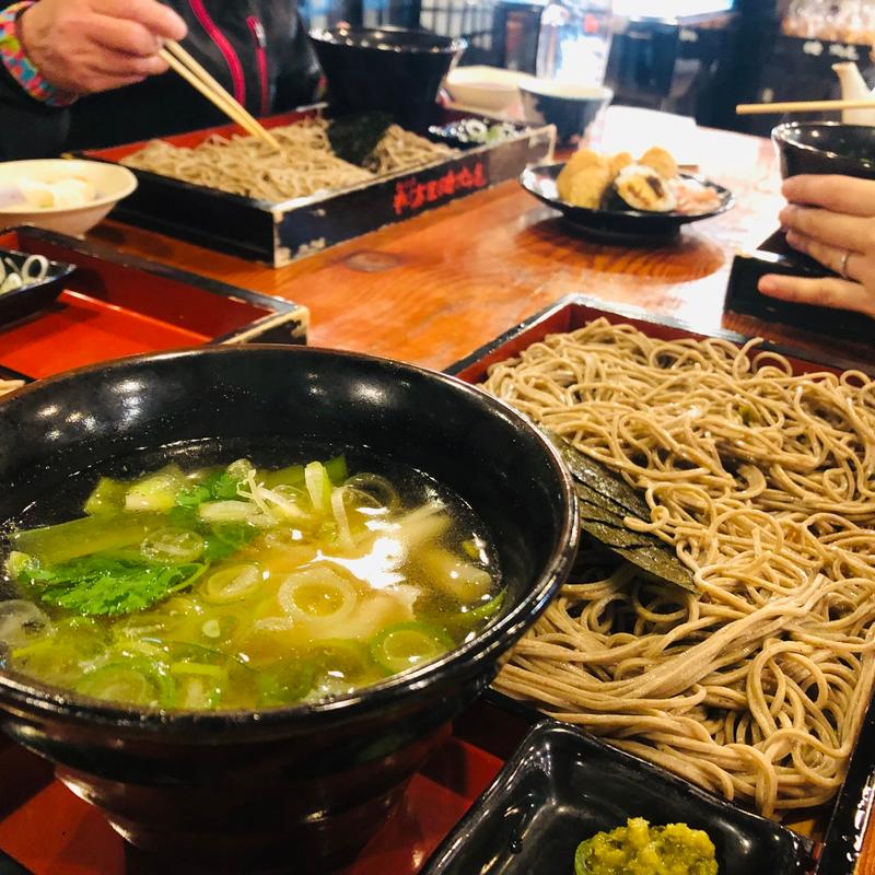 黒豚しゃぶ板そば(そば茶屋吹上庵 平川店 )