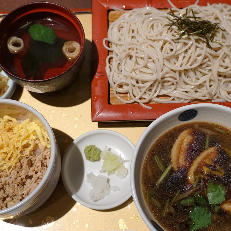 鴨せいろ膳(そば茶屋 華元 本膳庵 KITTE博多店)