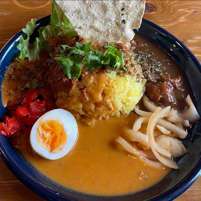 3種あいがけ(三軒茶屋カリガリ マキオカリー)