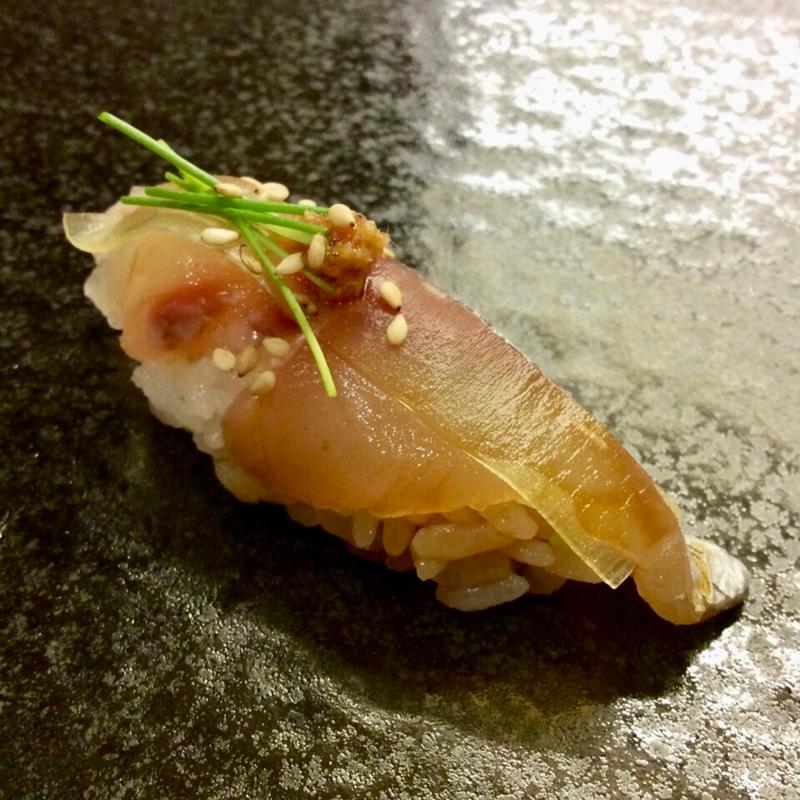 淡路島の鯵(すし処 つま美)