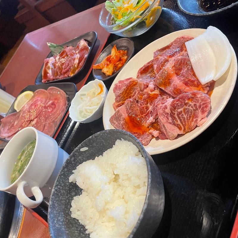 まんぷくハラミ(150g)定食(久太郎 宝塚店)