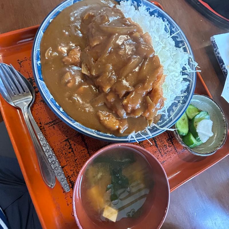 カツカレー(山都 そば処 萬長 （やまと そばどころ まんちょう）)