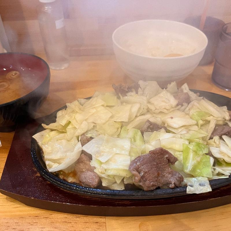 鉄板焼き(元祖びっくり亭 住吉店)