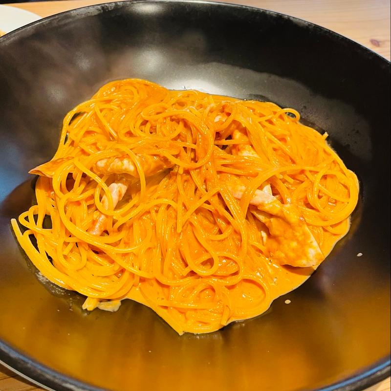 渡り蟹のトマトクリームパスタ(Totty)