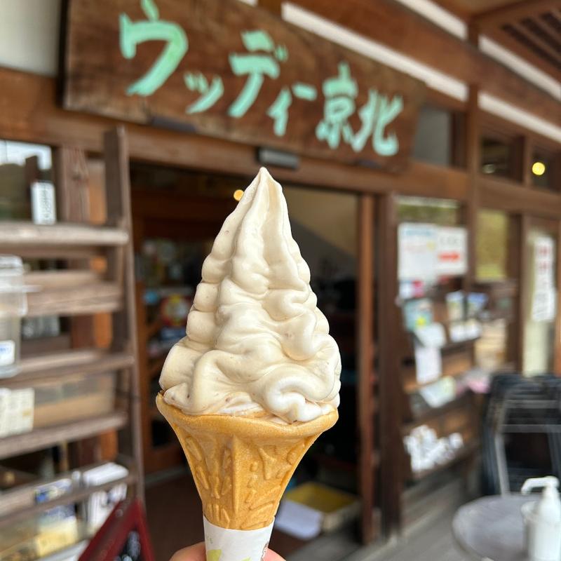 味噌ソフト(道の駅　ウッディー京北 )