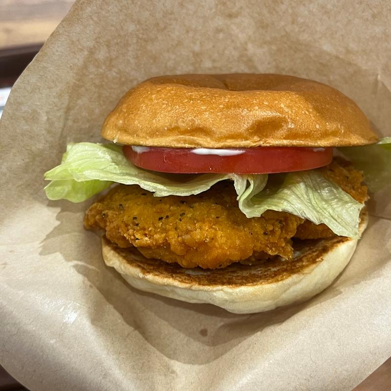 スパイシーチキンフィレバーガーUSA(ウェンディーズ・ファーストキッチン 桶川ベニバナウォーク店)