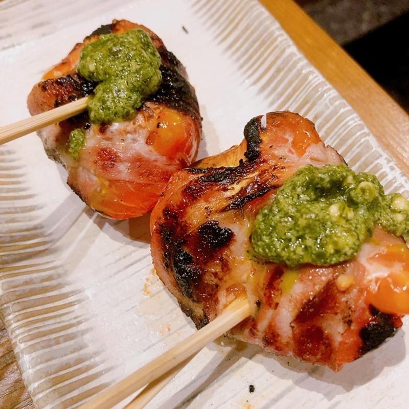 モッツァレラチーズのトマト肉巻き(炭火焼き鳥 仁伊屋(にいや))