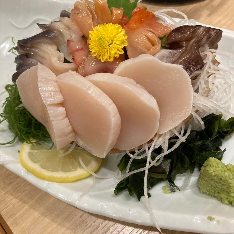 貝の盛り合わせ(すし処あさまる駅前店)