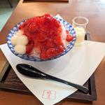 いちごかき氷(椿屋カフェ 渋谷店)