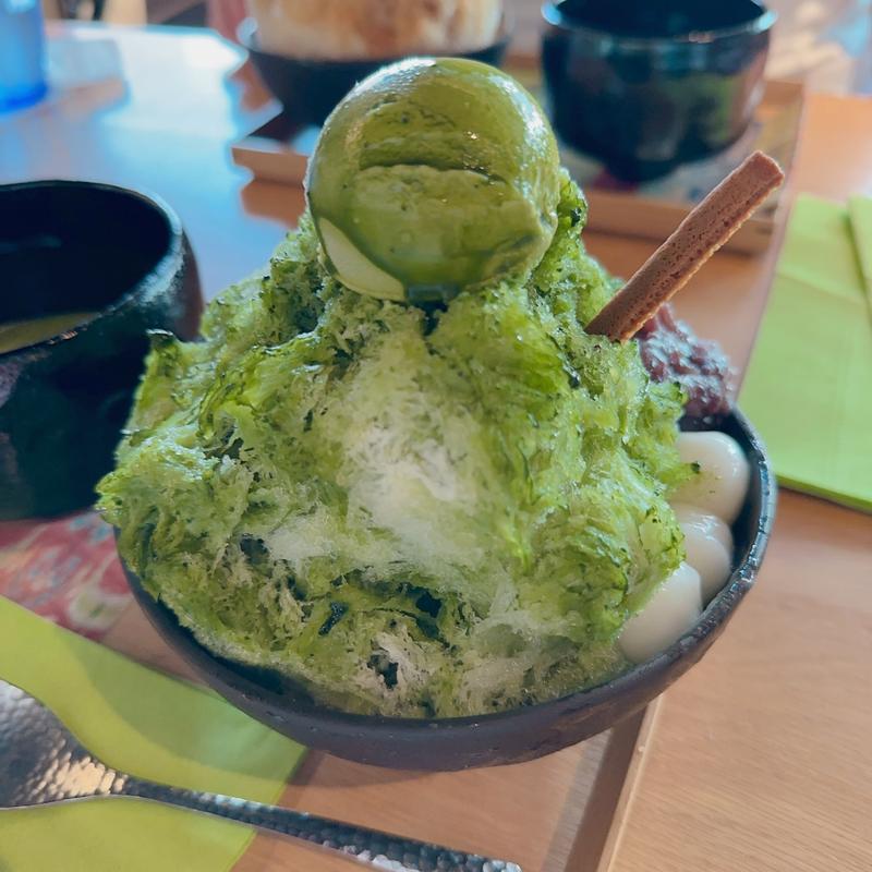 然ノ氷 宇治金時(然花抄院 京都室町本店 （ぜんかしょういん）茶寮 Zen Cafe)