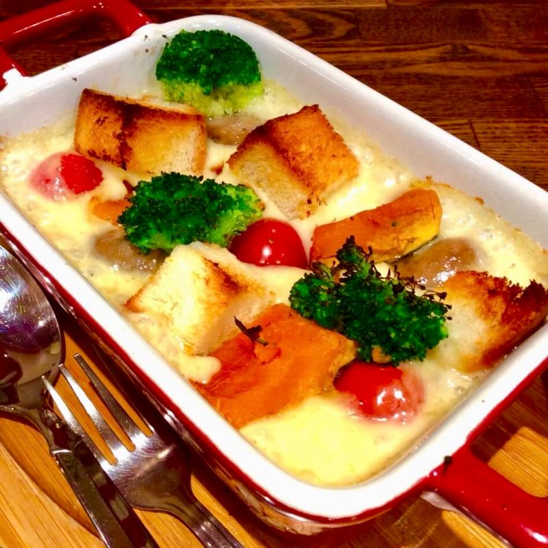 チーズフォンデュ オーブン焼き(イタリアンバール ミーオ 野田店)