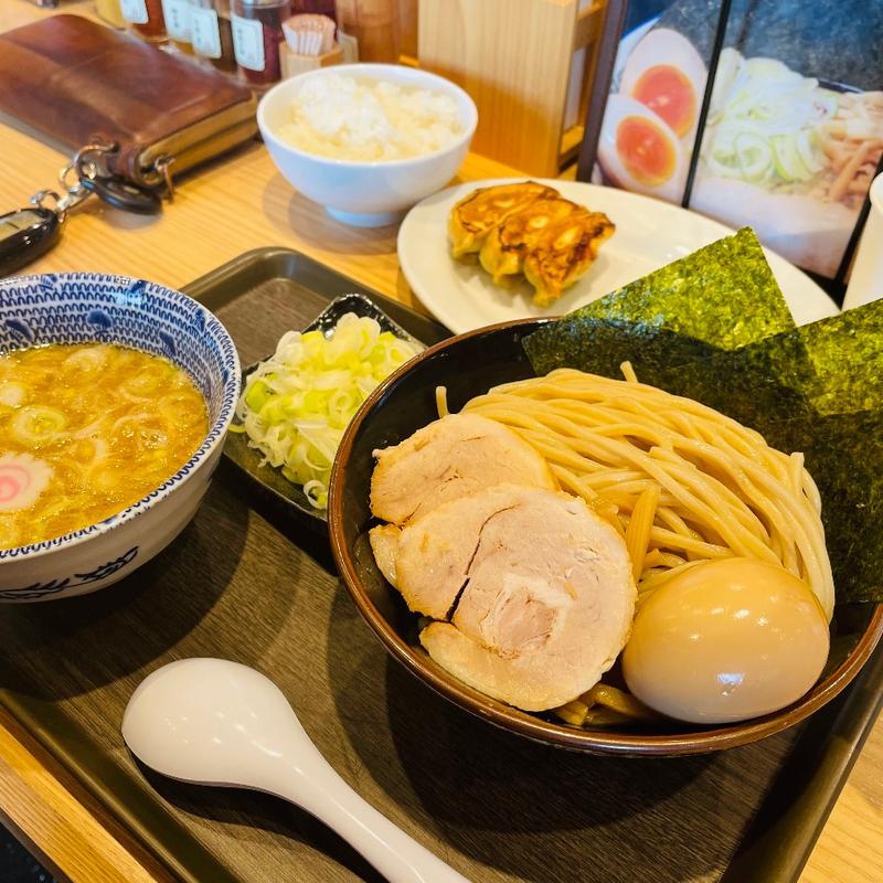 特製つけ麺並盛り＋ネギ(舎鈴 熊谷)