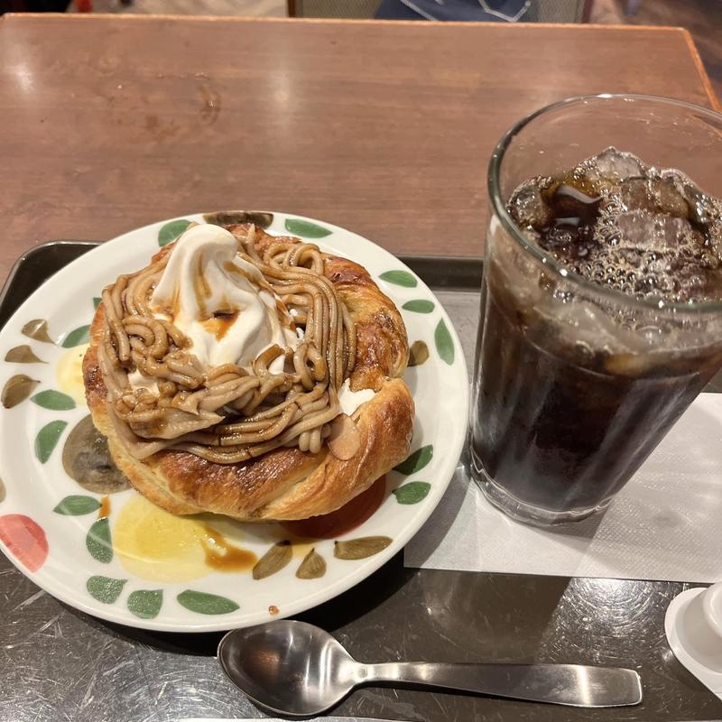 デニブラン黒みつモンブラン(サンマルクカフェ 小田急豪徳寺駅店)