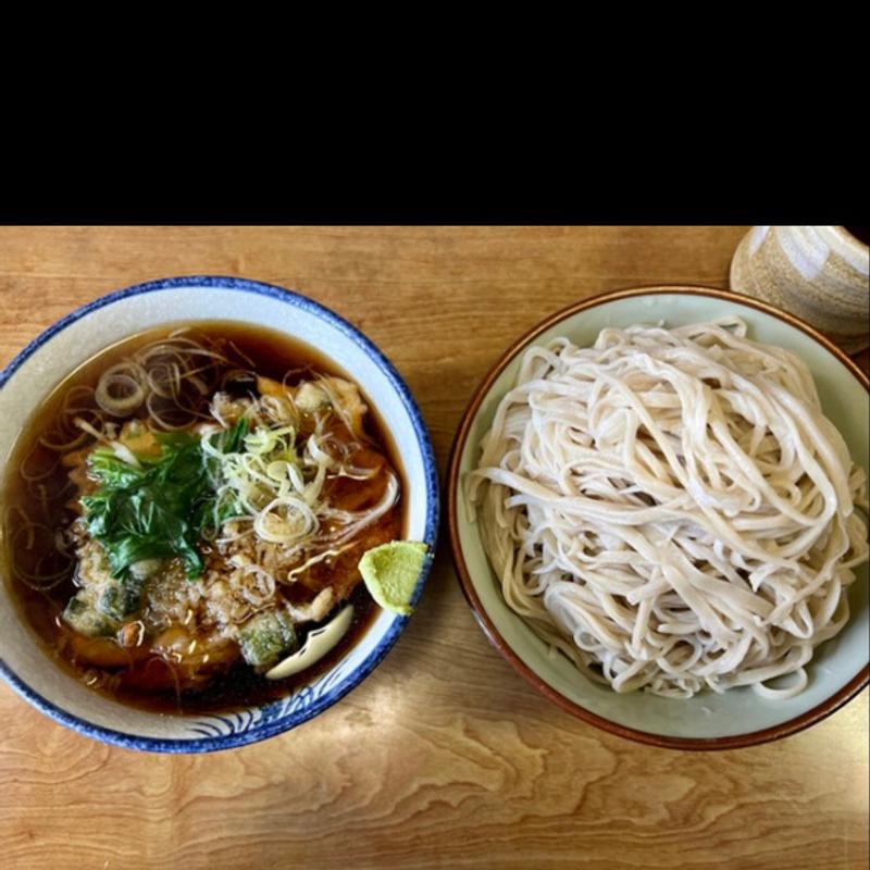 ひたし天ぷらそば(すゞや食堂)