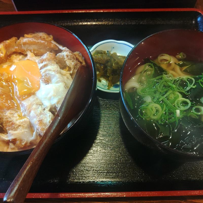 カツ丼セット(資さんうどん 春日白水店)