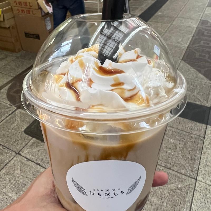 飲むわらびもち　黒蜜(とろり天使のわらびもち 天神橋本店)