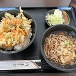 かき揚げ丼お蕎麦セット(かい道)