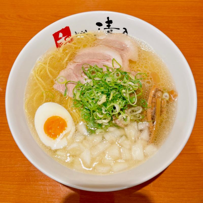 鯛だし丸鶏塩ラーメン(清乃 近鉄百貨店和歌山店)
