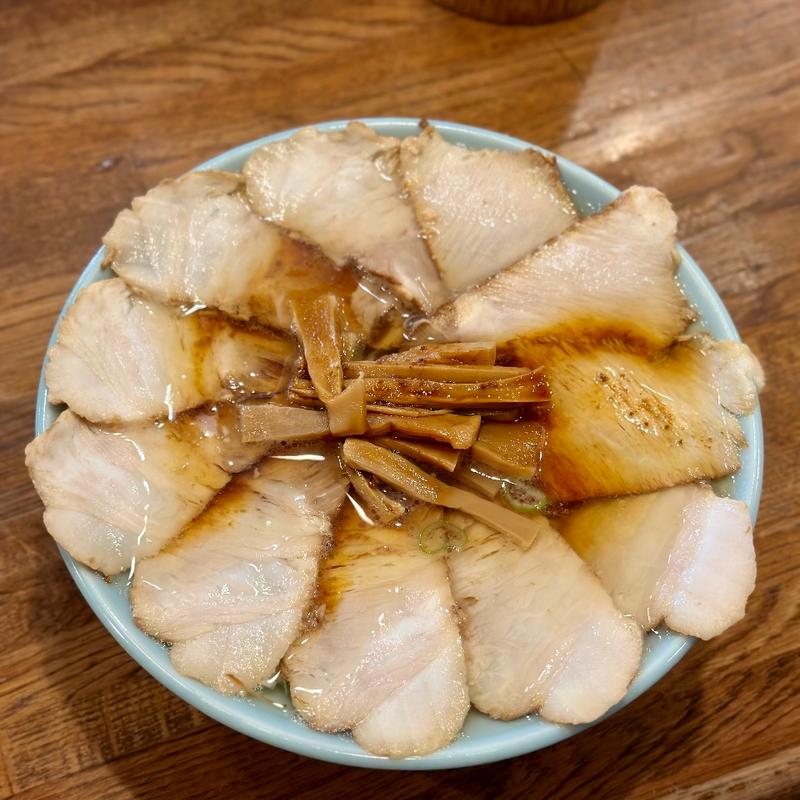 Wチャーシューメン(丸信ラーメン 駅前店 （まるしんらーめん）)